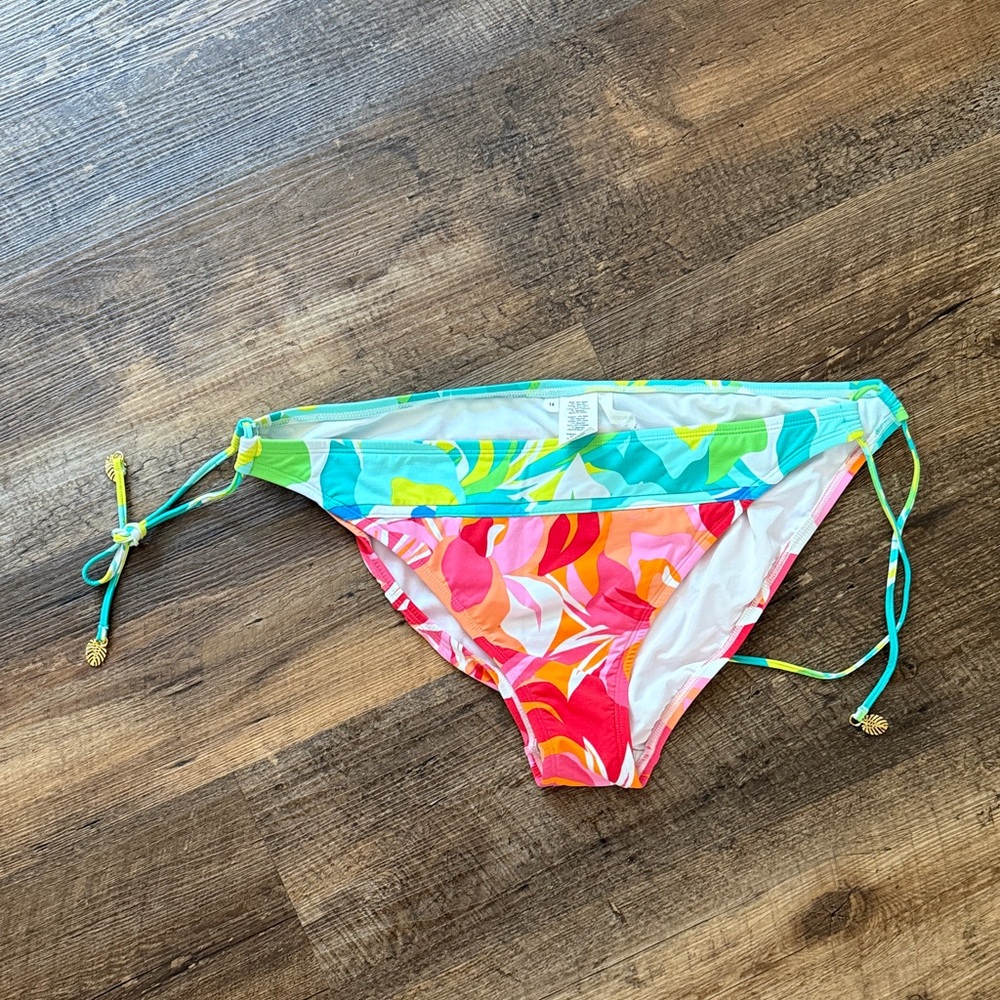 Bleu Rod Beattie 3 piece Colorful Floral Bikini - Picture 12 of 13